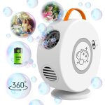 Machine  bulles jouet a bulles automatique rechargeable soufflante rotatif 90 - 360 500ml souffleur ...