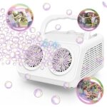 Machine � bulles portable 20000 + bulles / minute 26trous de bulles / eau � bulles incluse jouet � bulles ...