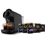 Machine � caf� � capsules doubles - philips - lor barista sublime - lm9012 / 65 - noir + 50 capsules ...