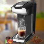Machine  caf lectrique - roleader - 750w - 600ml - compatible capsules kuring starbucks moka
