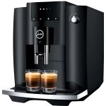 Machine  caf expresso broyeur - jura - modle piano - noir - 15 bar - 5 spcialits de caf