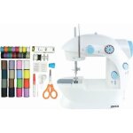 Machine  coudre - jocca - double point - portable - kit couture 48 accessoires - antidrapante