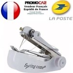 Machine � coudre manuelle - blanc - id�ale pour les retouches et les ourlets