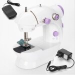 Machine � coudre de poche double vitesse double fil ofeli - multifonction �lectrique - blanc - 6w