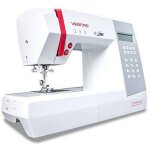 Machine � coudre - veritas - bessie - plastique / metal - blanc / rouge - 42x16x30cm