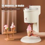 Machine � cr�me glac�e - roleader - mod�le automatique - 1000 ml - 20w - blanc