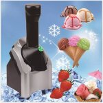 Machine à crème glacée - qingque - automatique - plastique abs - 220v - noir argenté Machine à crème glacée - qingque - automatique - plastique abs - 220v - noir argenté