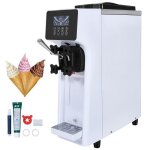 Machine  crme glace - vevor - machine  crme glace appareil  glace italienne 10 l / h 900 w 1 saveur ...