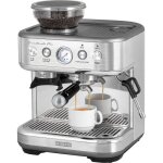 Machine  expresso - sencor - ses 6010ss - 15 bars - broyeur  caf - 250 g de grains - inox