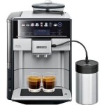 Machine � expresso siemens eq. 6 plus - broyeur int�gr� - 19 bar - noir acier inoxydable