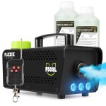 Machine � fum�e fuzzix f503l - 500w - 3 leds rgb - 2l de liquide - facile � transporter