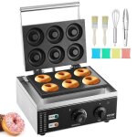 Machine à gaufres - vevor - machine à beignets électrique appareil à donuts antiadhésif 6 pcs 1550 w ... Machine à gaufres - vevor - machine à beignets électrique appareil à donuts antiadhésif 6 pcs 1550 w ...