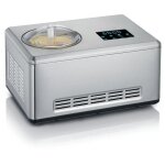 Machine � glaces et yaourti�re professionnelle - severin - ez7406 - 2 bols de 2 l - 4 programmes - inox ...