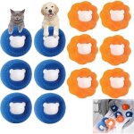 Machine  laver boule wovte 12pices anti poils rutilisables enlever les poils des animaux de compagnie ...