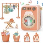 Machine  laver jouet marsee jouet lectronique avec sons ralistes et accessoires ducatifs ducation ...