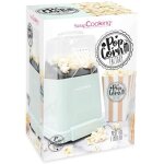 Machine � pop corn - scrapcooking - r�tro chic - 1200 watt - popcorns sucr�s et sal�s
