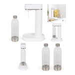 Machine  soda type sodastream machine  eau ptillante compatible avec de l?eau du robinet et de l?eau ...