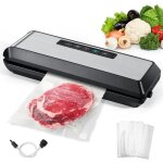 Machine sous vide joulli - utilisation humide et sche avec tube daspiration externe 10 sacs sous vide ...