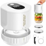 Scelleuse sous vide lectrique - nobrand - bocaux mason - 10 couvercles inclus - rechargeable - 15w