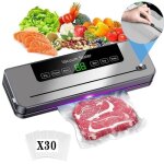 Machine sous vide - emballeuse sous vide - appareils de mise sous vide 5 fonctions - led voyants - avec ...
