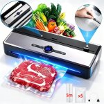 Machine sous vide - pdzzzd - 90 kpa - coupeur int�gr� - 7 modes - noir