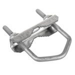 Collier de serrage - maclean - mctv - 923 - acier galvanis - rsistant  la corrosion - fixation de ...