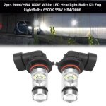 Mad 2 pi�ces 9006 / hb4 100w blanc led haute luminosit� phare ampoules kit antibrouillard voiture conduite ...