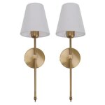 Appliques murales - gototop - ensemble de 2 - dor�es - salle de bain - 60w max