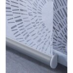 Madecostore barre de lestage 50cm  clipser pour panneau japonais - mtal - 50