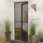 Madecostore moustiquaire porte battante aluminium pour porte - recoupable - gris anthracite - l100 x ... Madecostore moustiquaire porte battante aluminium pour porte - recoupable - gris anthracite - l100 x ...