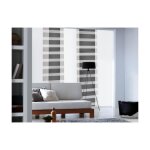 Madecostore panneau japonais jour nuit anthracite - - l60 x h300cm