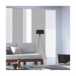 Madecostore panneau japonais tamisant loft 45cm - gris - l45 x h260cm Madecostore panneau japonais tamisant loft 45cm - gris - l45 x h260cm