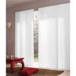 Madecostore panneau japonais tamisant mesh - blanc - l50 x h250cm