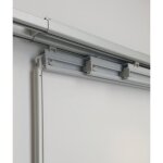 Madecostore rail aluminium extensible pour panneaux japonais 50cm - de 141  185cm (4 voies)