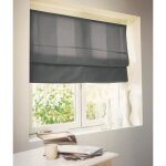 Store bateau - madecostore - dolpo - gris anthracite - l60 x h190cm - tissu tamisant