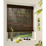 Store enrouleur bambou - madecostore - chocolat - tamisant - 100% bambou v�ritable