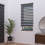 Madecostore store enrouleur jour nuit alutech avec coffre - gamme must - gris anthracite - l63 x h250cm ...