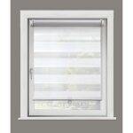 Madecostore store enrouleur jour nuit chic automatique - blanc - l41 x h160cm