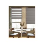 Madecostore store enrouleur jour nuit prt -  - poser sans percer h250cm - taupe - l45 x h250cm