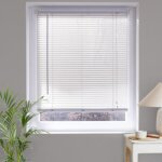 Madecostore store vnitien lamelles pvc 25mm - blanc - l80 x h175cm