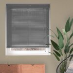 Madecostore store v�nitien lamelles pvc 25mm - gris - l100 x h175cm