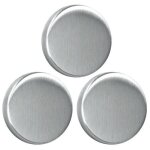 Magnets ronds inox 3. 5cm lot de 3 Magnets ronds inox 3. 5cm lot de 3