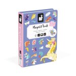 Magntibook licornes - jeu educatif magntique 44 aimants + 10 modles - jouet enfant en carton fsc - ...