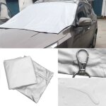 Bche de protection pour pare - brise de voiture - magntique - anti givre neige anti uv - argent