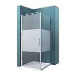 Mai & mai cabine de douche 80x80 porte auto - levante verre avec bande opaque de 8mm easy clean rav36ms ...