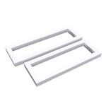 Mai & mai® Équerre de fixation en inox blanc 2 pièces support pour Étagère mural robuste w1 30cm Mai & mai® Équerre de fixation en inox blanc 2 pièces support pour Étagère mural robuste w1 30cm