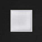 Mai & mai� �tag�re murale � carreler 30x30x83cm niche de douche � encastrer en inox blanche