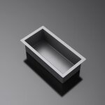 Mai & mai �tag�re murale � carreler chrom� 15x30x83cm niche de douche � encastrer en inox