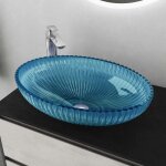Mai & mai lavabo à poser en verre lave - mains vasque ovale à poser lavabo bleu pour salle de bain wc ... Mai & mai lavabo à poser en verre lave - mains vasque ovale à poser lavabo bleu pour salle de bain wc ...