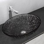 Mai & mai lavabo à poser en verre lave - mains vasque ovale à poser lavabo gris pour salle de bain wc ... Mai & mai lavabo à poser en verre lave - mains vasque ovale à poser lavabo gris pour salle de bain wc ...